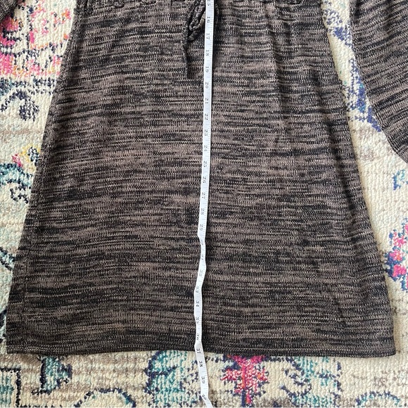 Calvin Klein Sweater Dress Women’s Size L Cowl Neck Long Sleeve Knit Knee Length - Picture 4 of 7